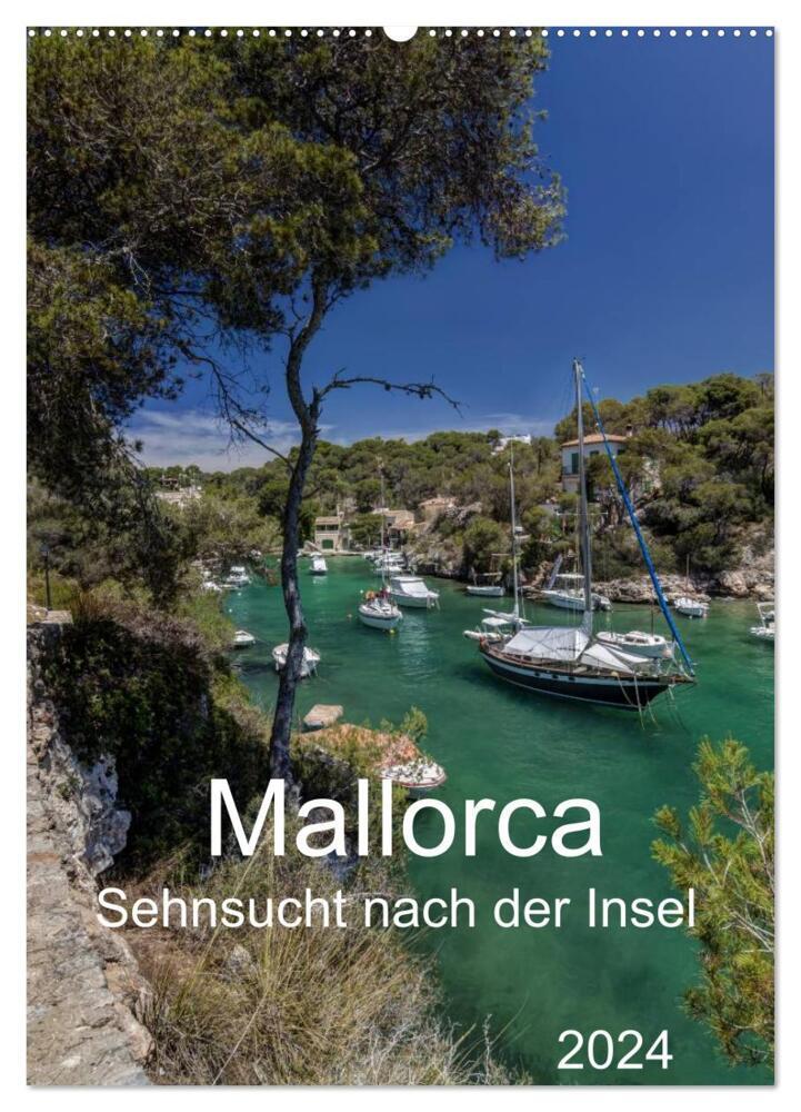 Mallorca - Sehnsucht nach der Insel (Wandkalender 2024 DIN A2 hoch), CALVENDO Monatskalender