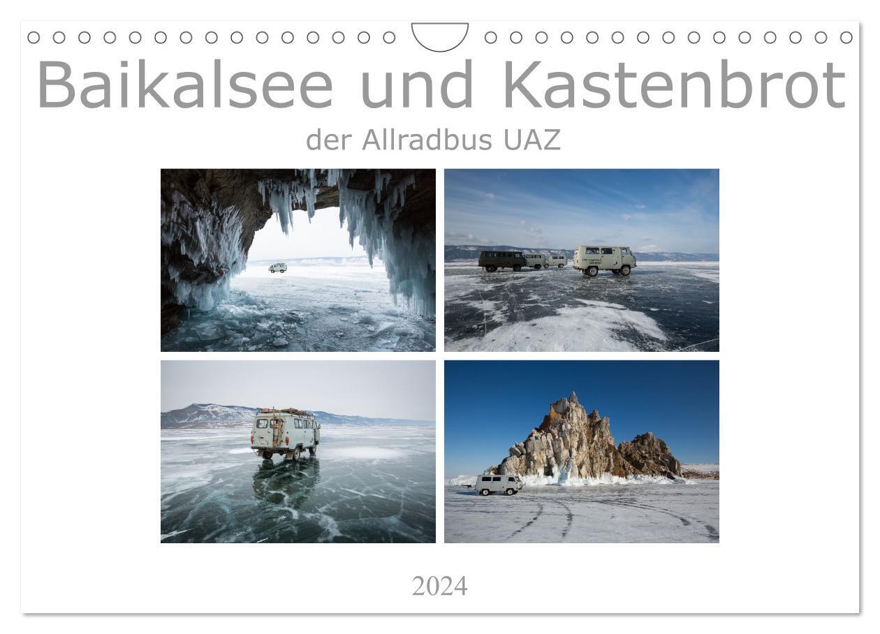 Baikalsee und Kastenbrot (Wandkalender 2024 DIN A4 quer), CALVENDO Monatskalender