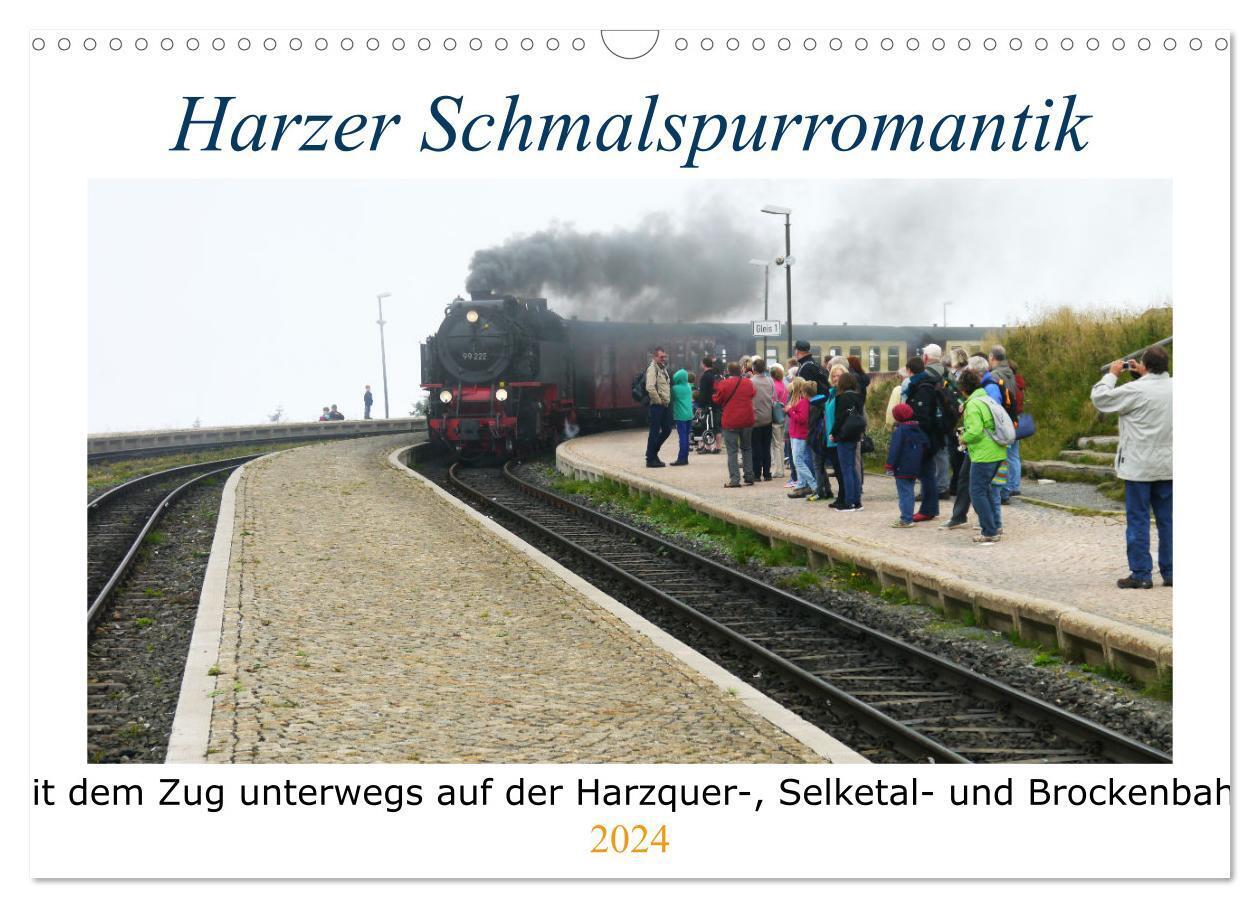 Harzer Schmalspurromantik (Wandkalender 2024 DIN A3 quer), CALVENDO Monatskalender