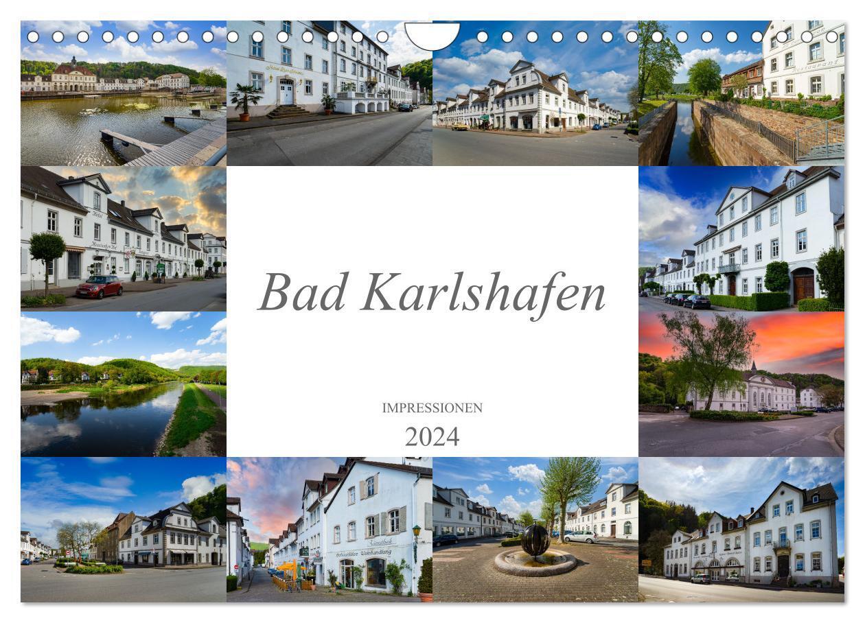 Bad Karlshafen Impressionen (Wandkalender 2024 DIN A4 quer), CALVENDO Monatskalender