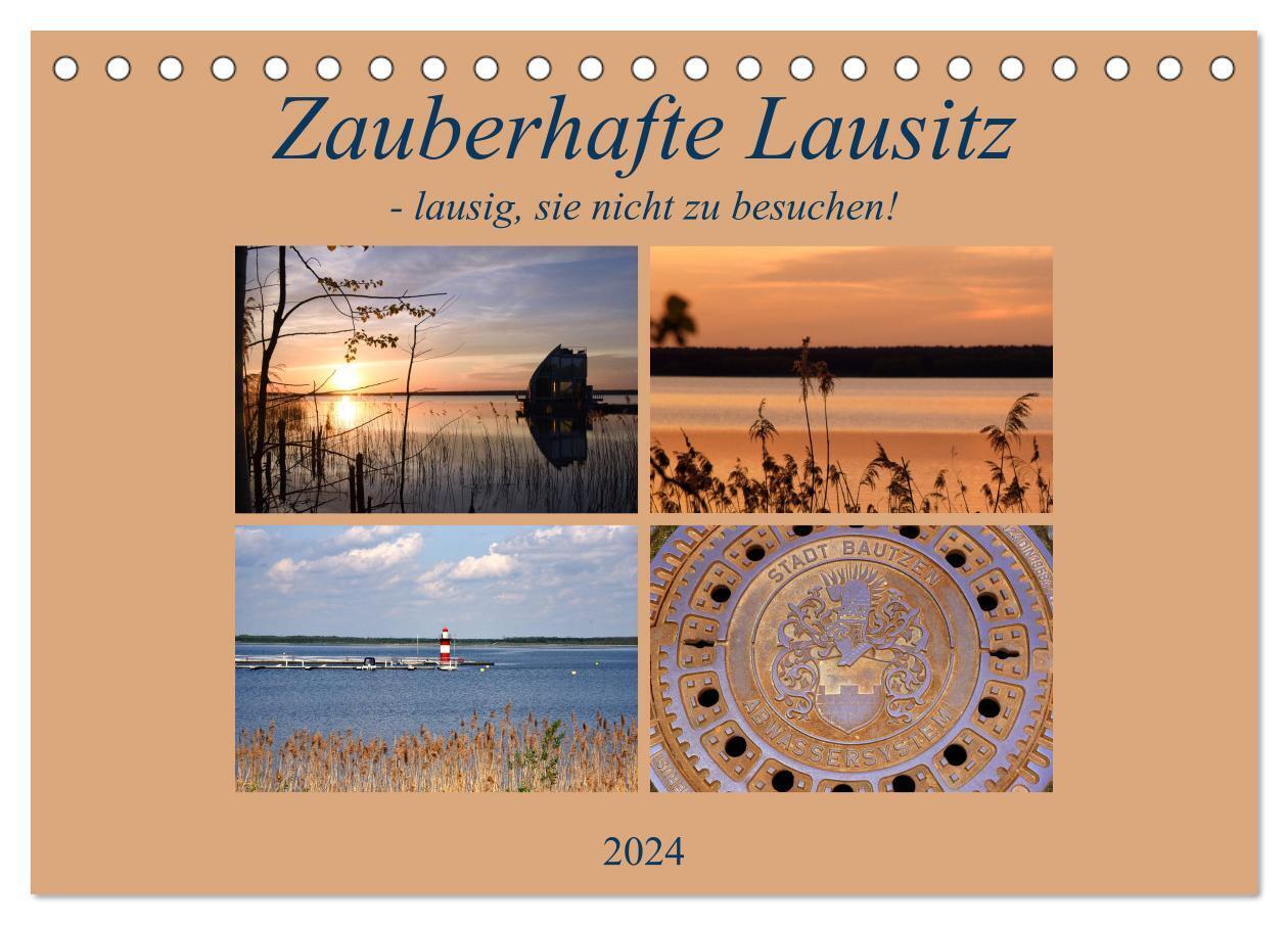 Zauberhafte Lausitz (Tischkalender 2024 DIN A5 quer), CALVENDO Monatskalender