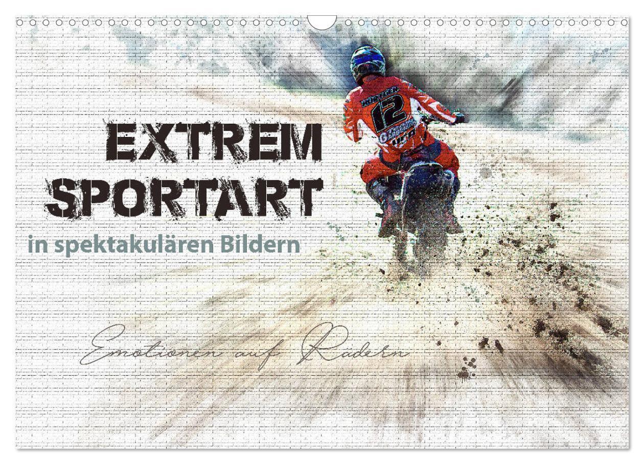 Extremsportart (Wandkalender 2024 DIN A3 quer), CALVENDO Monatskalender