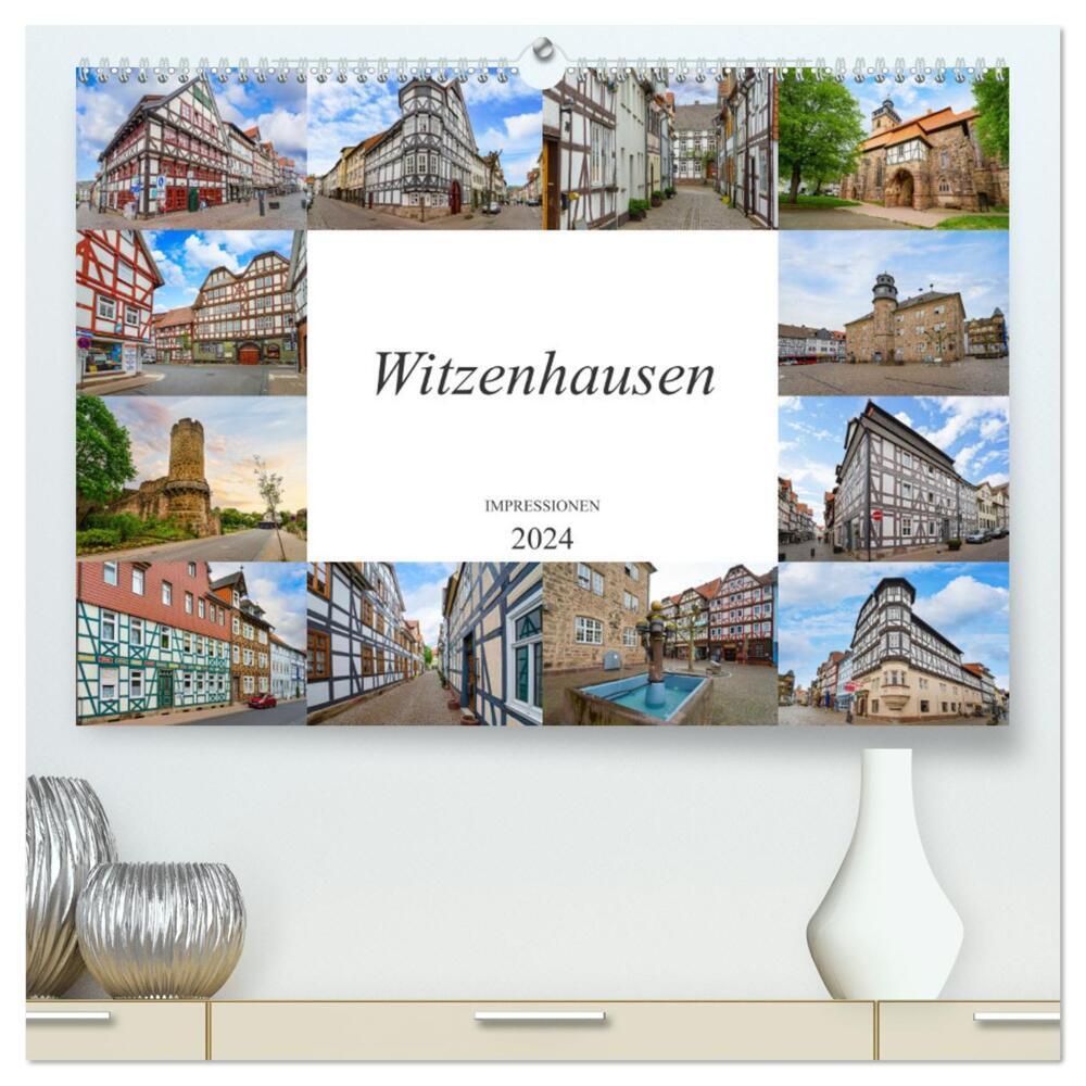 Witzenhausen Impressionen (hochwertiger Premium Wandkalender 2024 DIN A2 quer), Kunstdruck in Hochglanz
