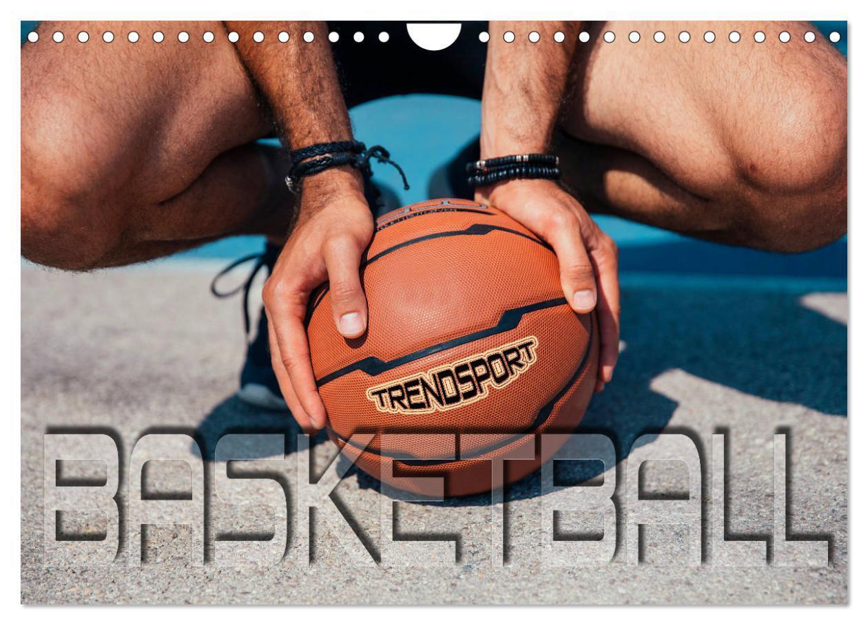 Trendsport Basketball (Wandkalender 2024 DIN A4 quer), CALVENDO Monatskalender