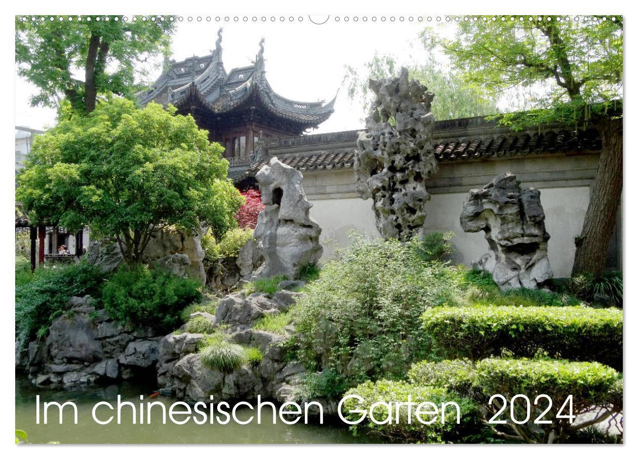 Im chinesischen Garten (Wandkalender 2024 DIN A2 quer), CALVENDO Monatskalender