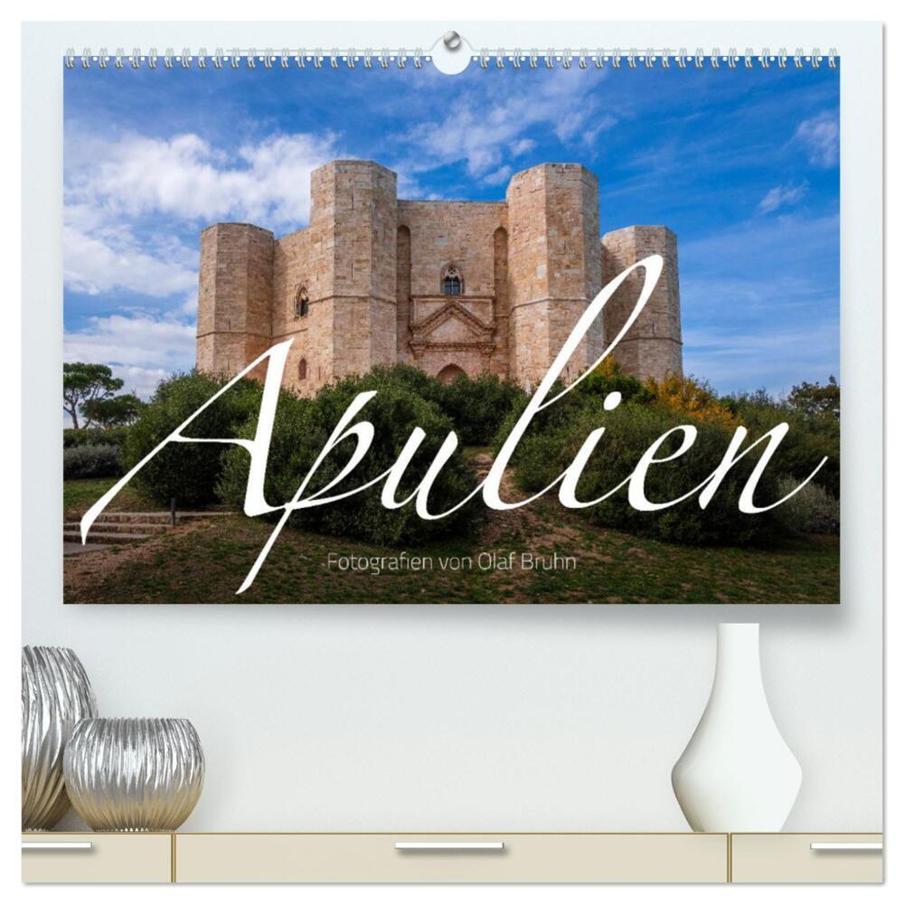 Apulien - Impressionen vom Südosten Italiens (hochwertiger Premium Wandkalender 2024 DIN A2 quer), Kunstdruck in Hochglanz
