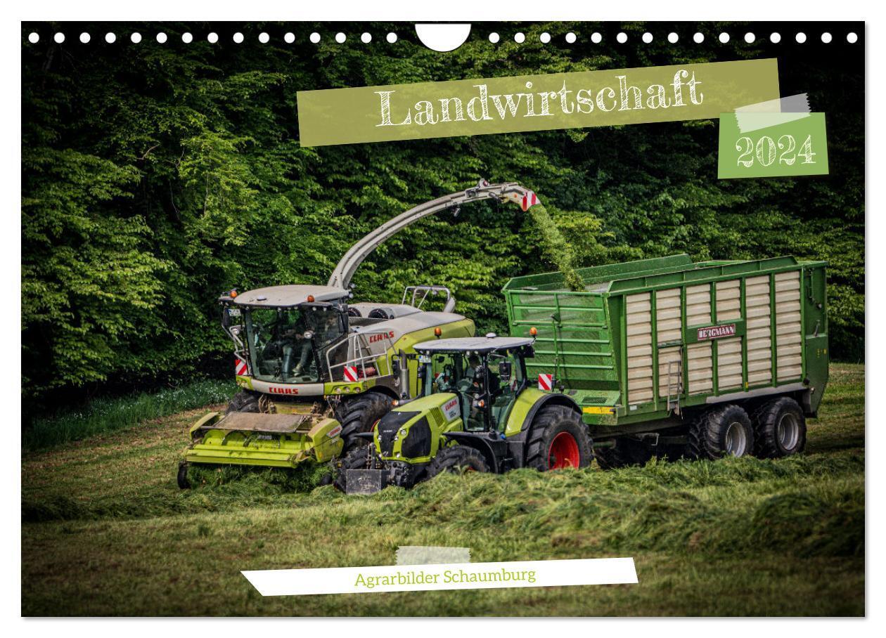 Landwirtschaft 2024 (Wandkalender 2024 DIN A4 quer), CALVENDO Monatskalender