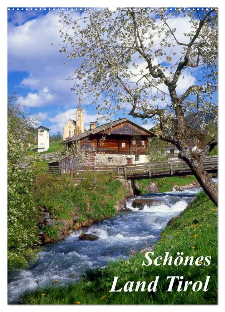 Schönes Land Tirol (Wandkalender 2024 DIN A2 hoch), CALVENDO Monatskalender