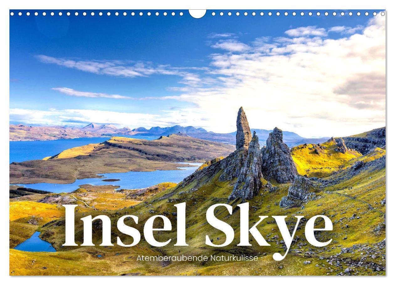 Insel Skye - Atemberaubende Naturkulisse (Wandkalender 2024 DIN A3 quer), CALVENDO Monatskalender