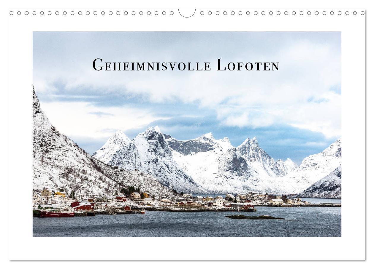 Geheimnisvolle Lofoten (Wandkalender 2024 DIN A3 quer), CALVENDO Monatskalender