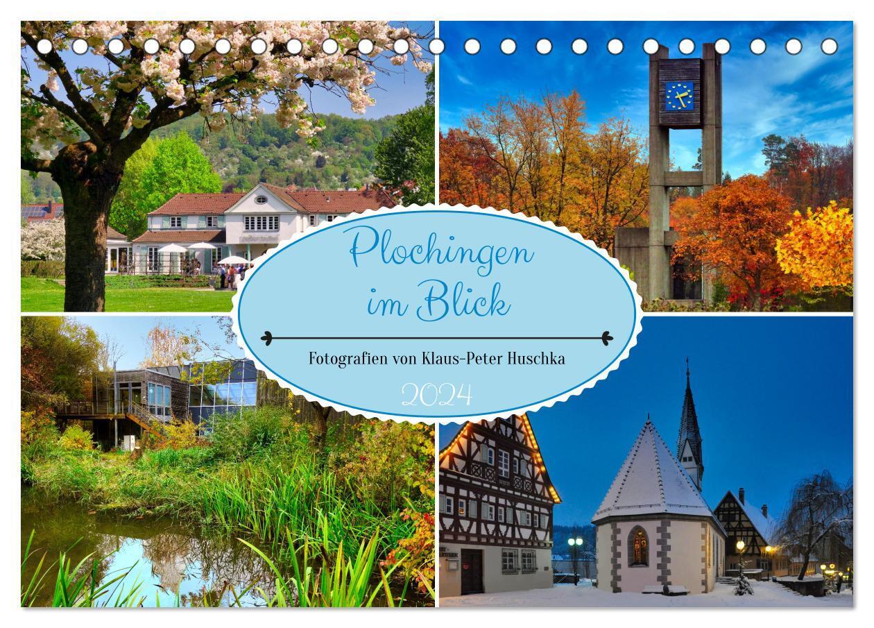 Plochingen im Blick (Tischkalender 2024 DIN A5 quer), CALVENDO Monatskalender