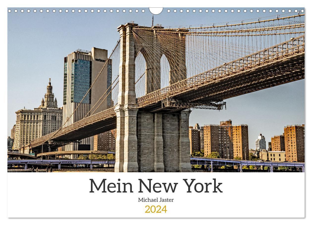 Mein New York Michael Jaster (Wandkalender 2024 DIN A3 quer), CALVENDO Monatskalender