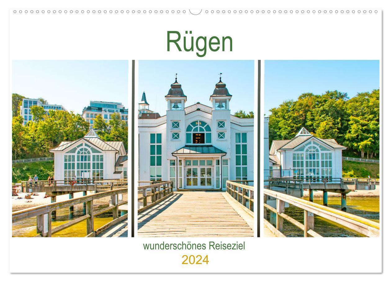 Rügen - wunderschönes Reiseziel (Wandkalender 2024 DIN A2 quer), CALVENDO Monatskalender
