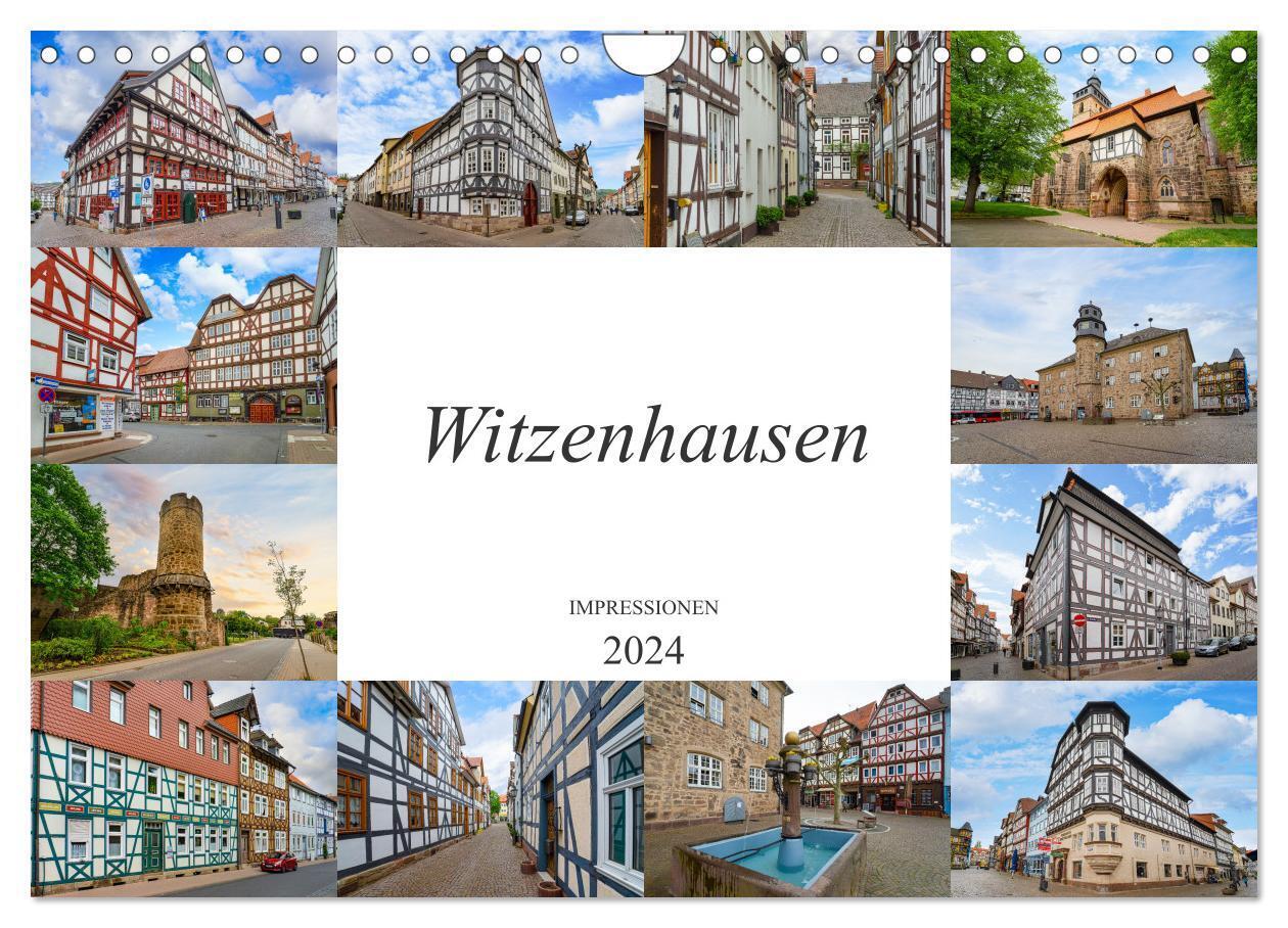 Witzenhausen Impressionen (Wandkalender 2024 DIN A4 quer), CALVENDO Monatskalender