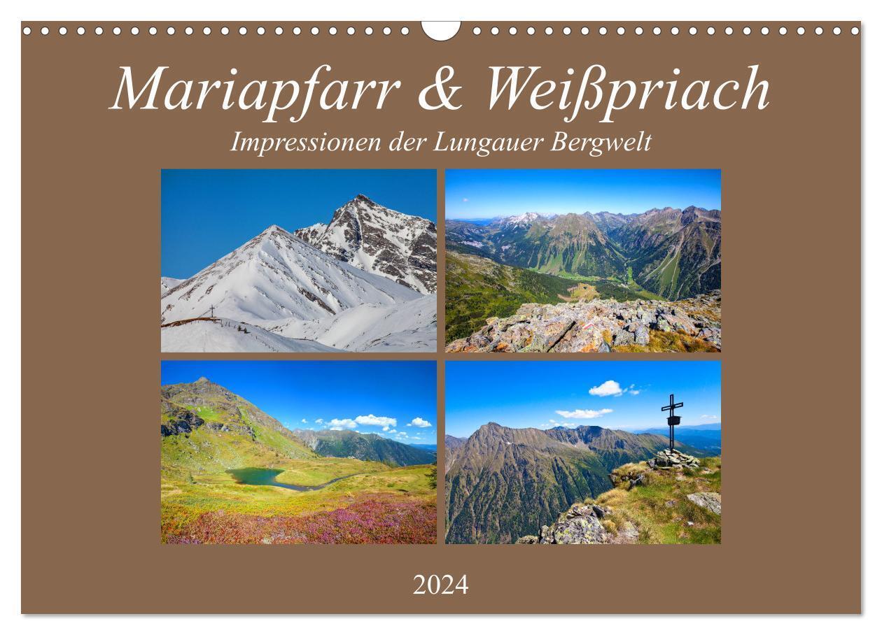 Mariapfarr & Weißpriach (Wandkalender 2024 DIN A3 quer), CALVENDO Monatskalender