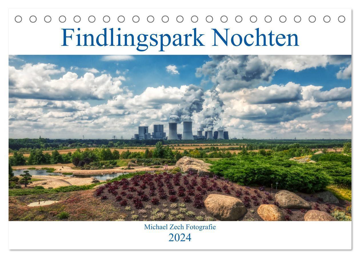 Der Findlingspark in der Lausitz (Tischkalender 2024 DIN A5 quer), CALVENDO Monatskalender