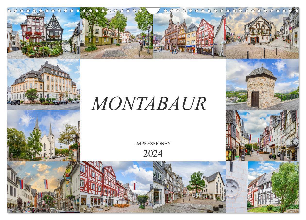 Montabaur Impressionen (Wandkalender 2024 DIN A3 quer), CALVENDO Monatskalender