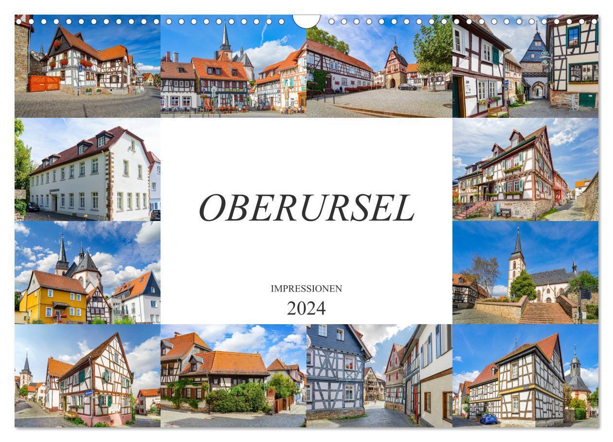 Oberursel Impressionen (Wandkalender 2024 DIN A3 quer), CALVENDO Monatskalender