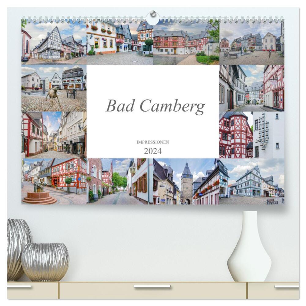 Bad Camberg Impressionen (hochwertiger Premium Wandkalender 2024 DIN A2 quer), Kunstdruck in Hochglanz