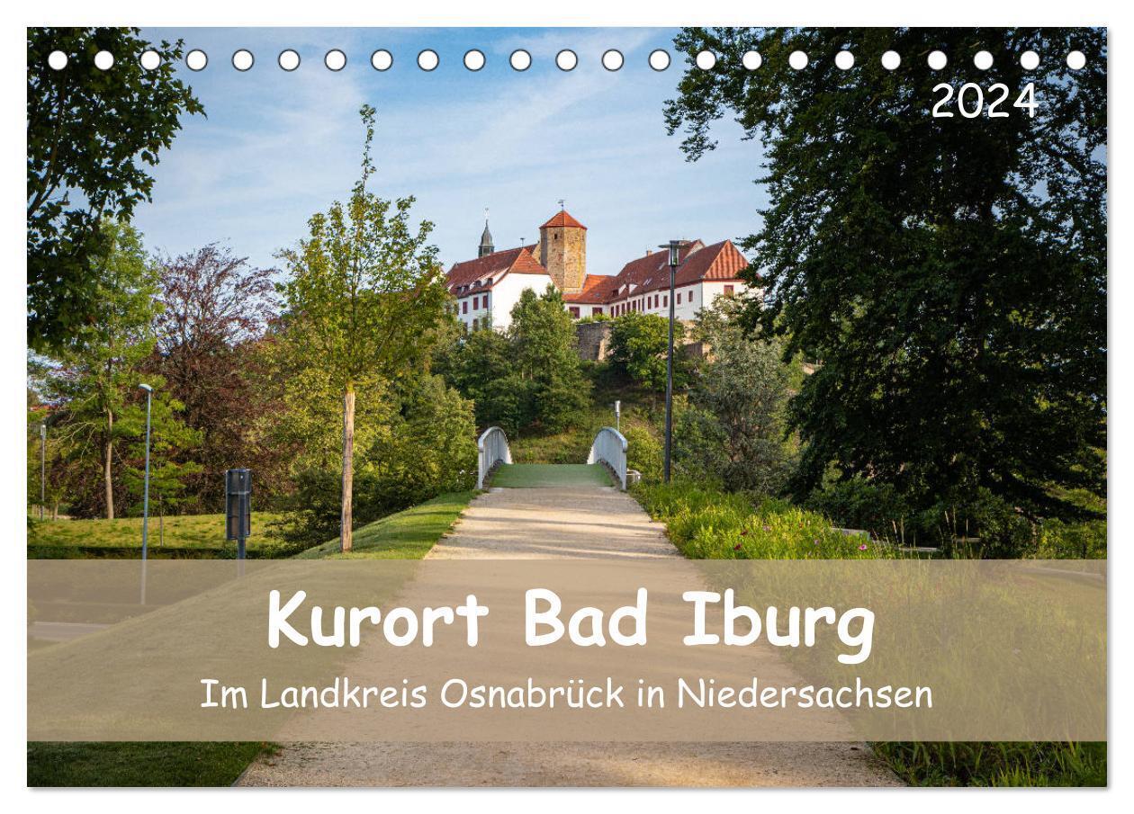 Kurort Bad Iburg (Tischkalender 2024 DIN A5 quer), CALVENDO Monatskalender