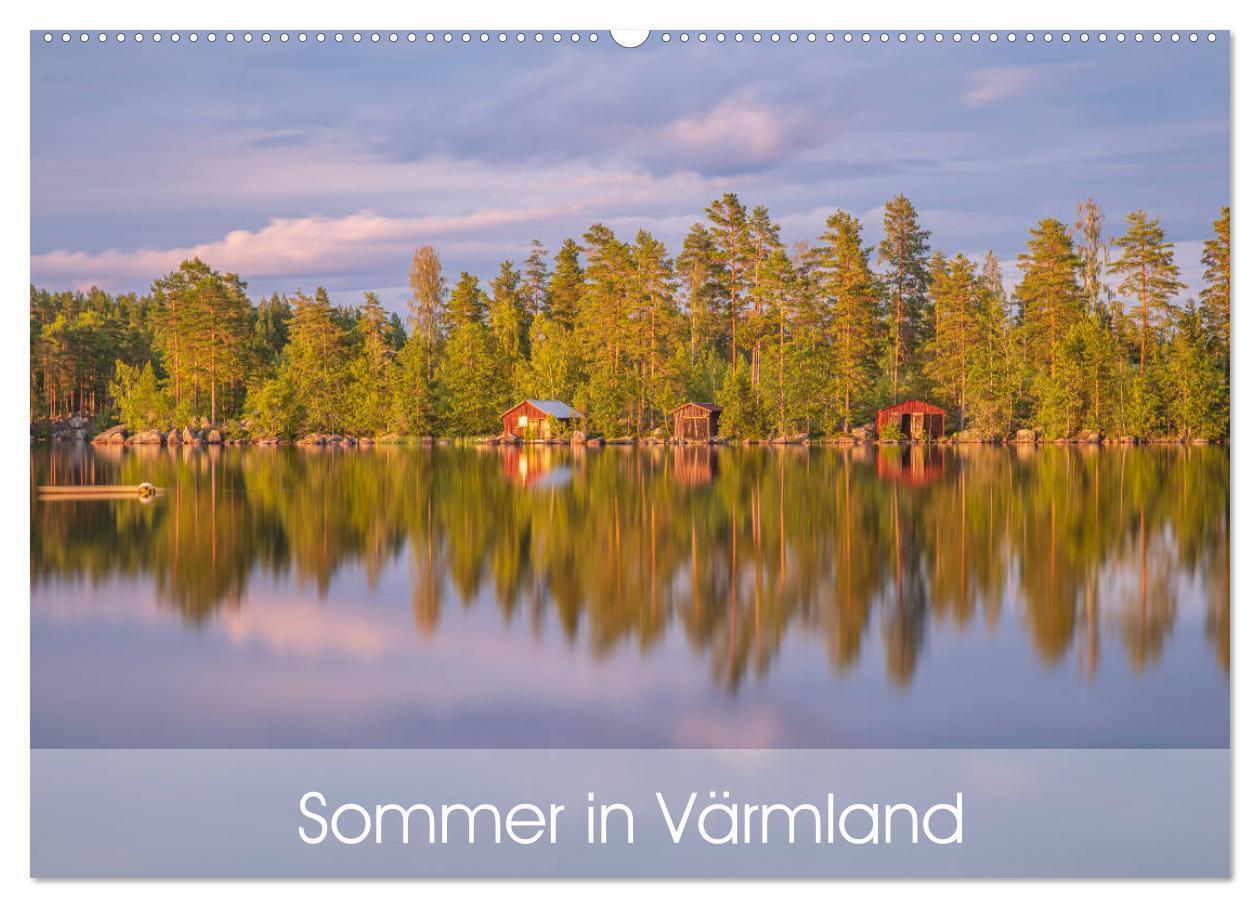 Schwedischer Sommer in Värmland (Wandkalender 2024 DIN A2 quer), CALVENDO Monatskalender