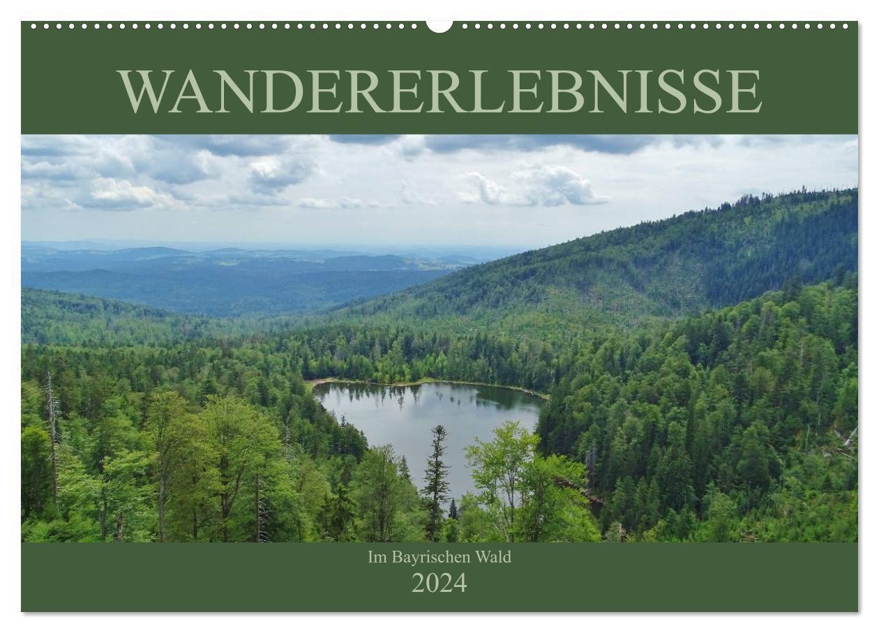 Wandererlebnisse im Bayrischen Wald (Wandkalender 2024 DIN A2 quer), CALVENDO Monatskalender