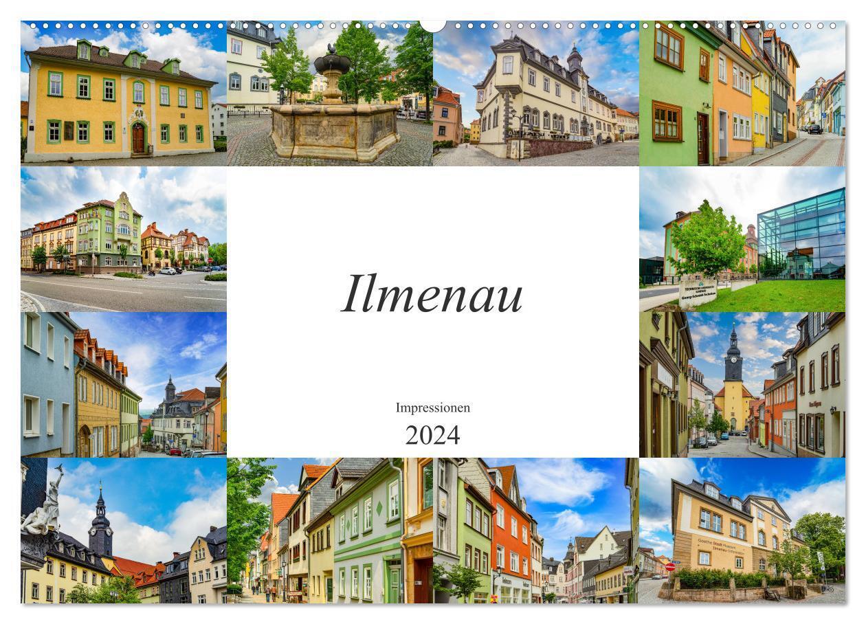 Ilmenau Impressionen (Wandkalender 2024 DIN A2 quer), CALVENDO Monatskalender