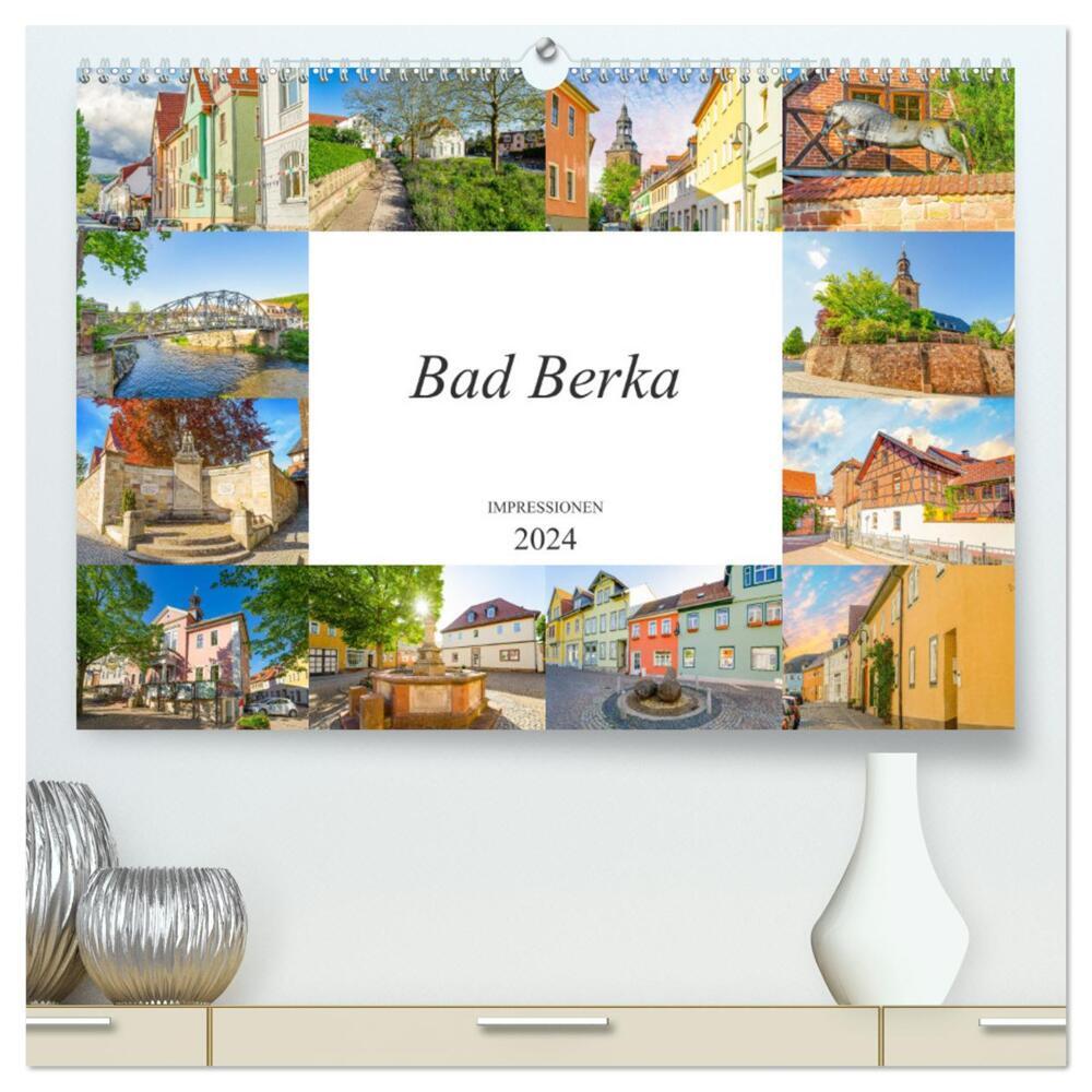 Bad Berka Impressionen (hochwertiger Premium Wandkalender 2024 DIN A2 quer), Kunstdruck in Hochglanz