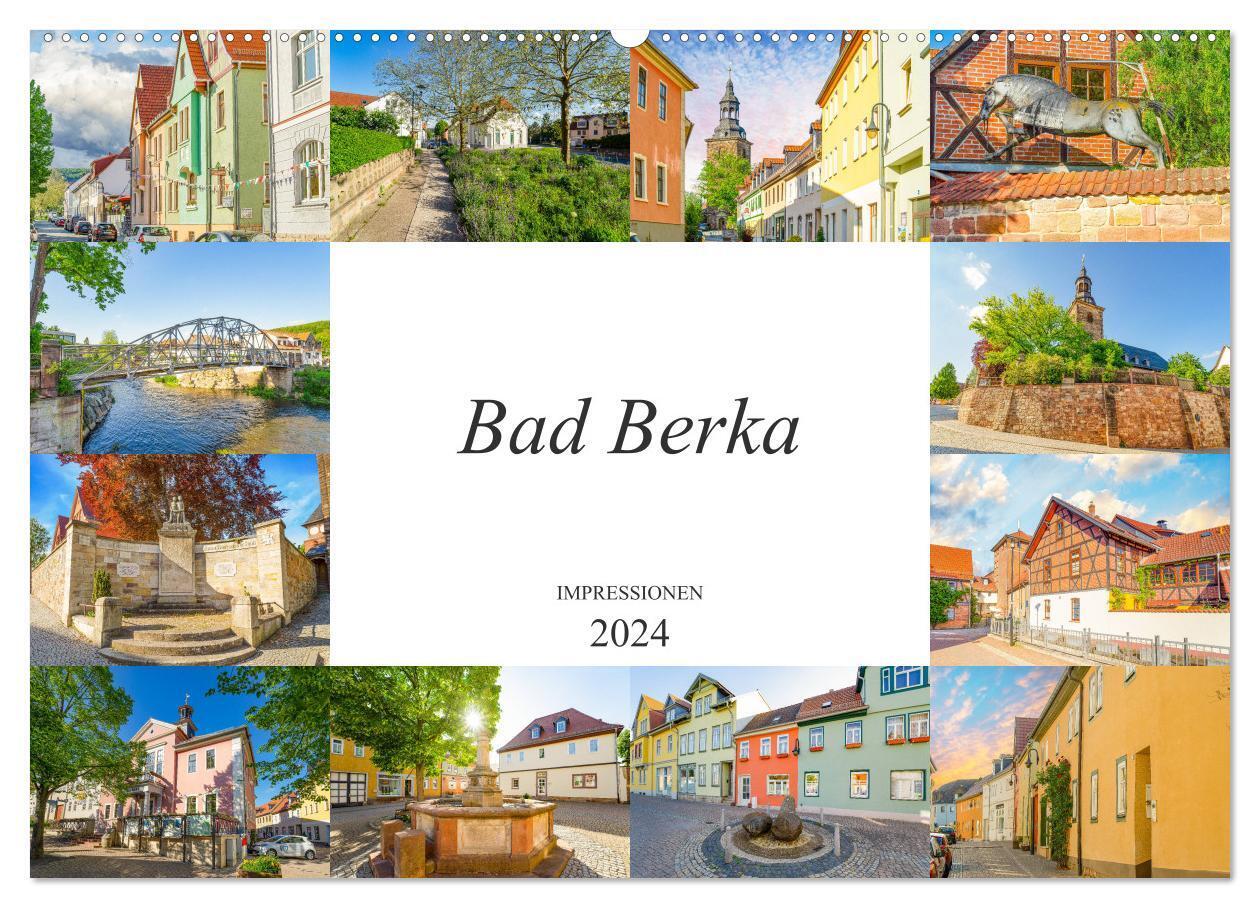 Bad Berka Impressionen (Wandkalender 2024 DIN A2 quer), CALVENDO Monatskalender