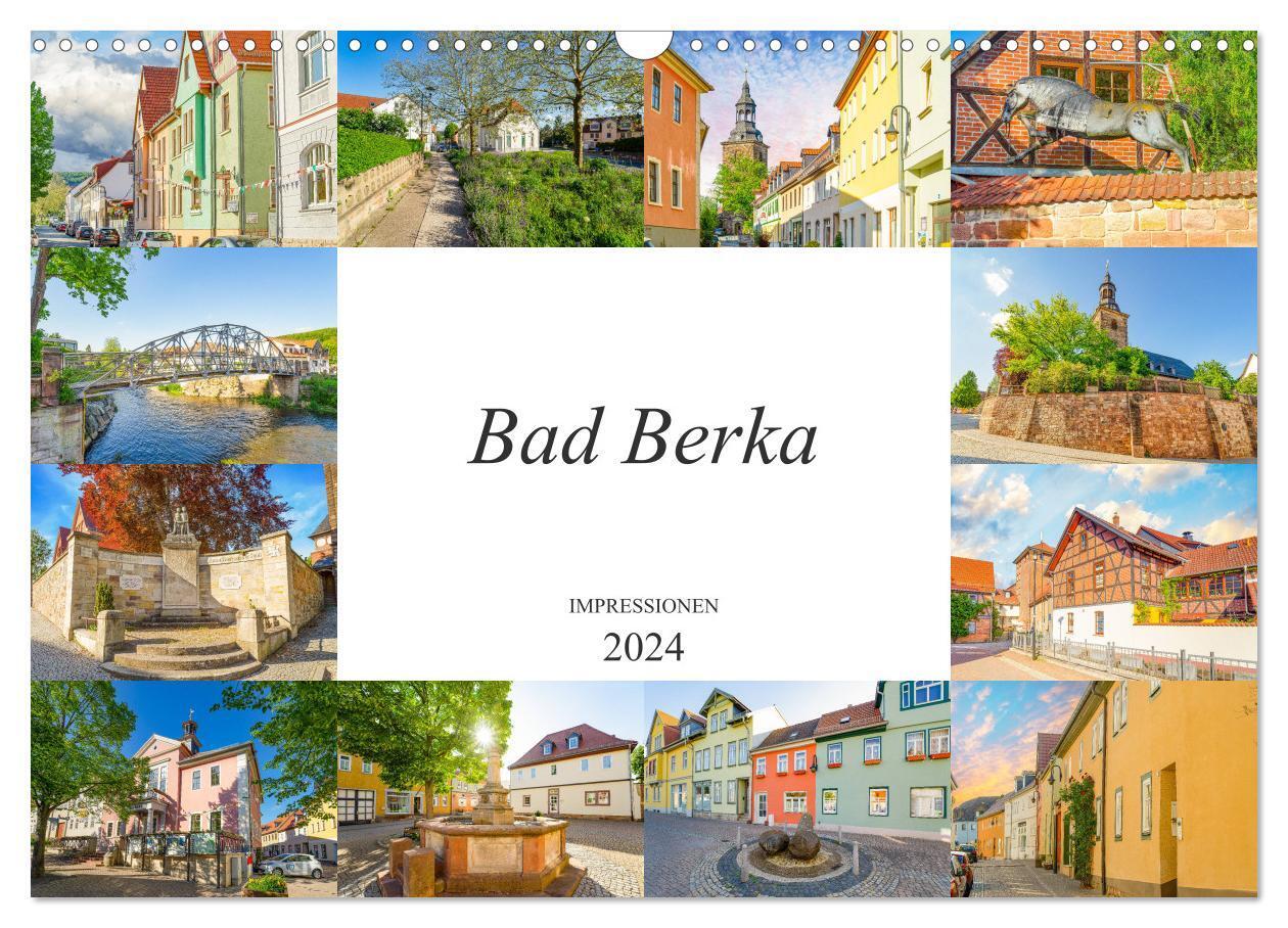 Bad Berka Impressionen (Wandkalender 2024 DIN A3 quer), CALVENDO Monatskalender