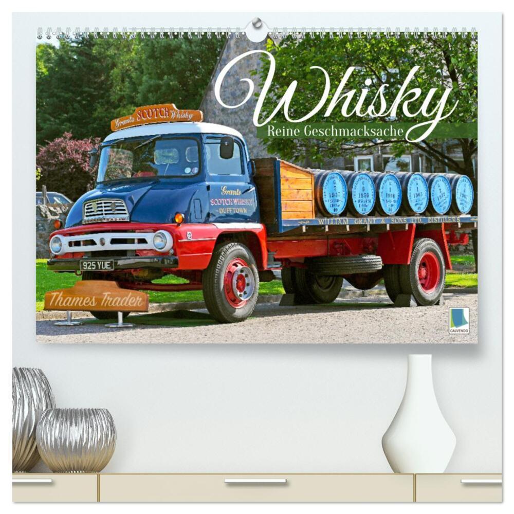 Whisky: Reine Geschmacksache (hochwertiger Premium Wandkalender 2024 DIN A2 quer), Kunstdruck in Hochglanz