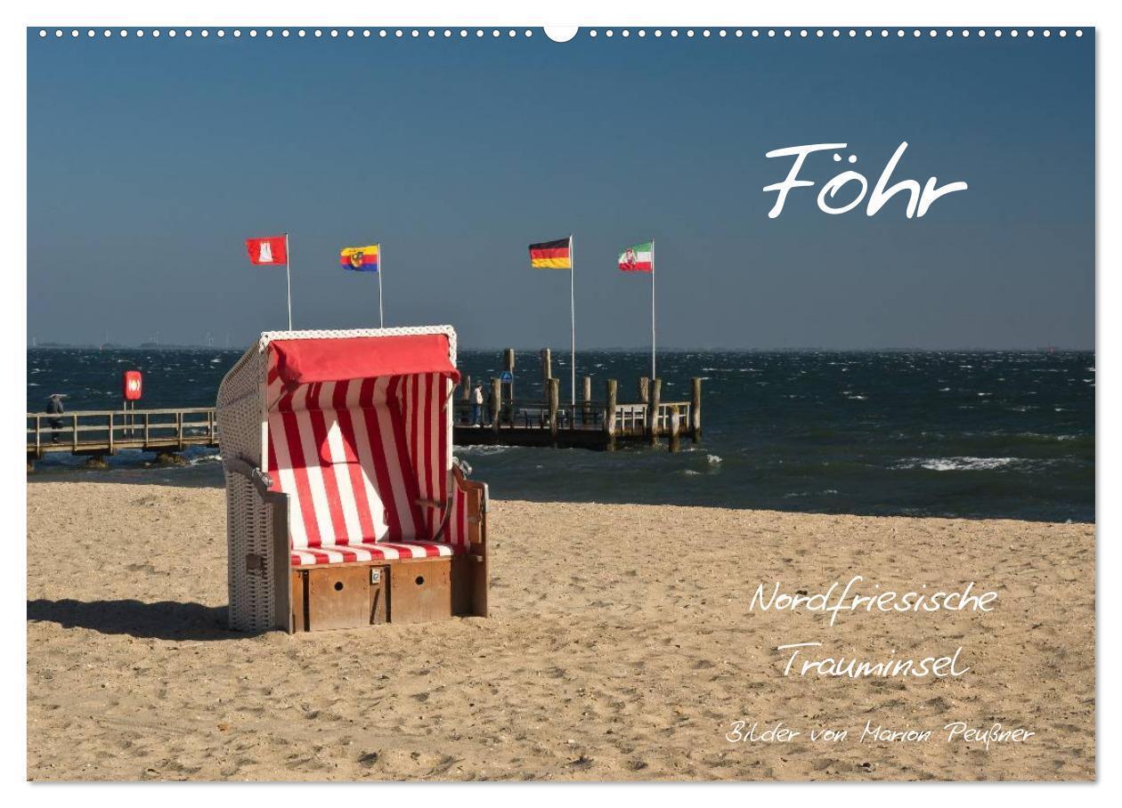 Föhr - Nordfriesische Trauminsel (Wandkalender 2024 DIN A2 quer), CALVENDO Monatskalender
