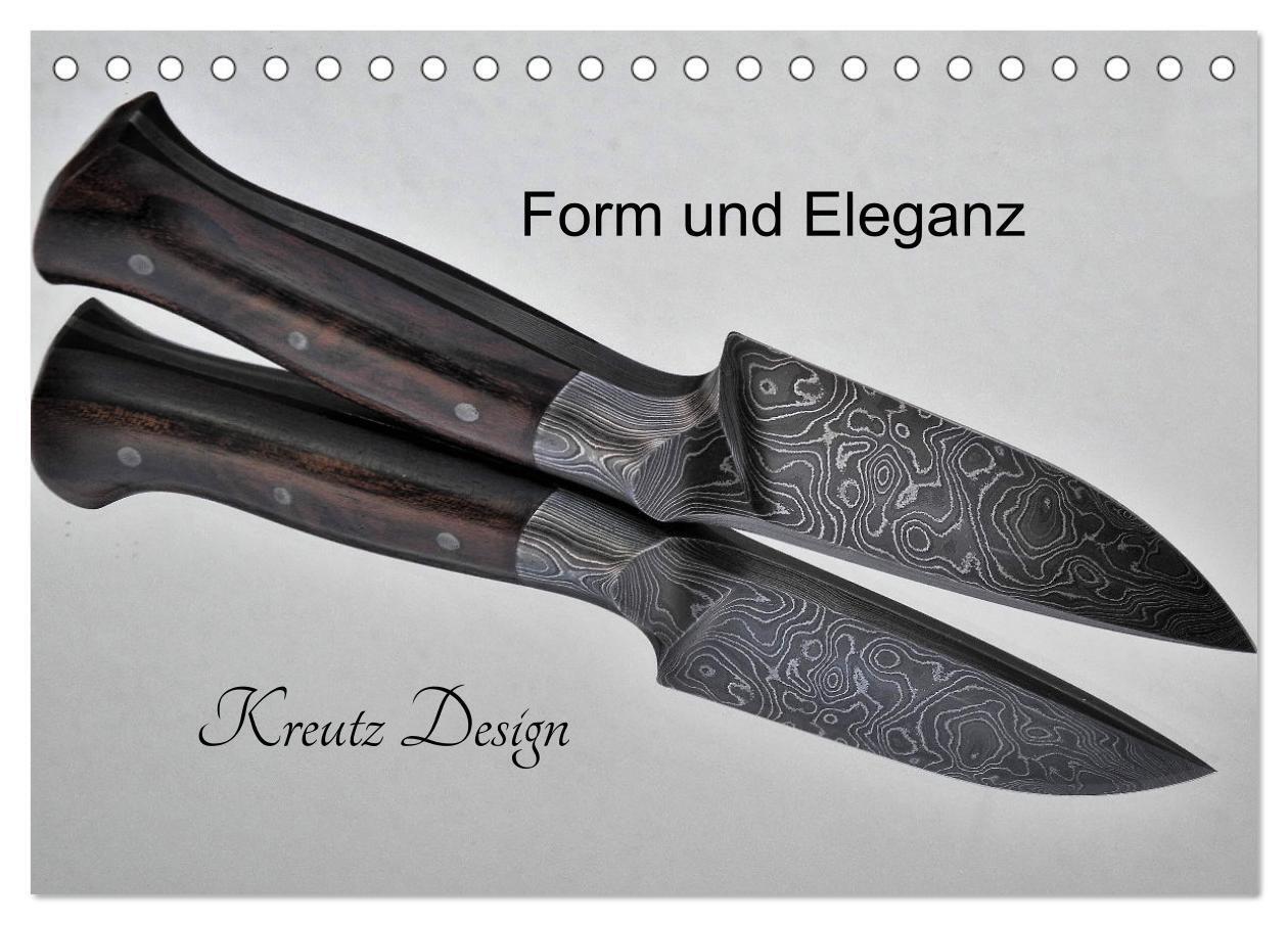 Form und Eleganz Kreutz Design (Tischkalender 2024 DIN A5 quer), CALVENDO Monatskalender