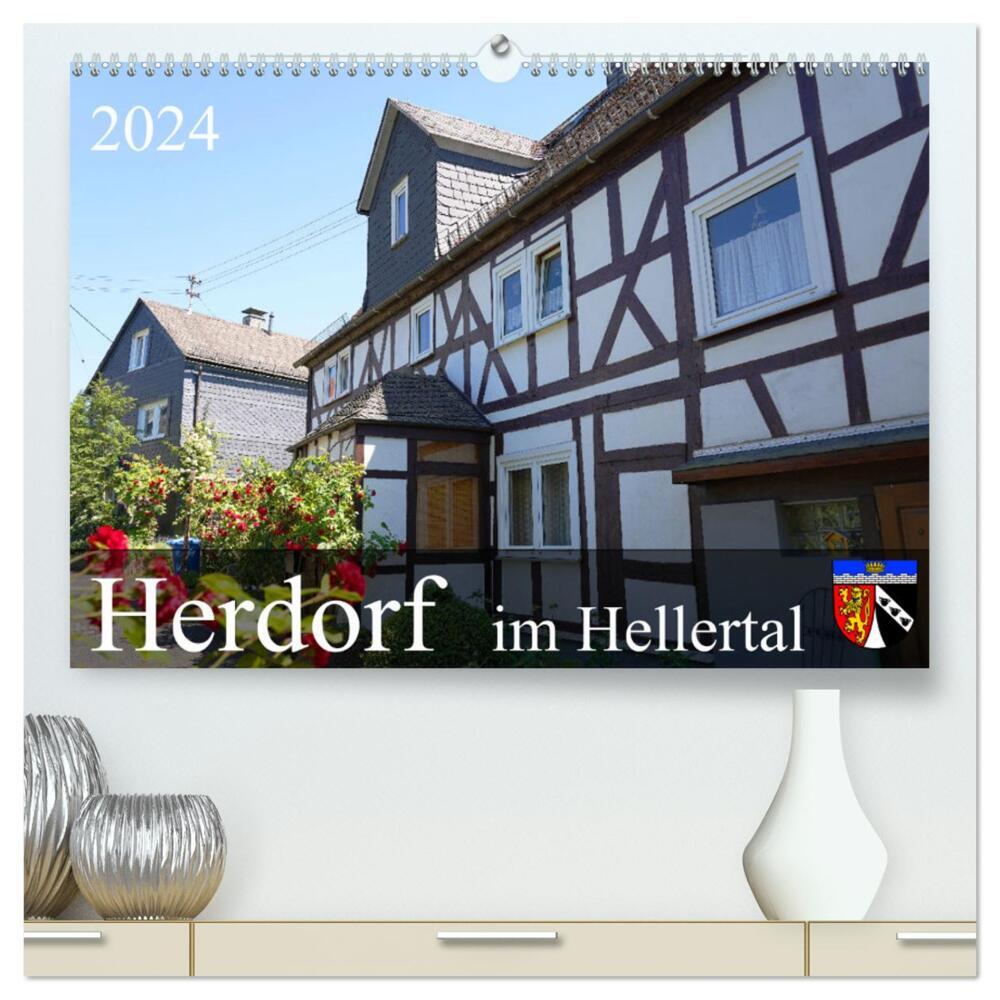 Herdorf im Hellertal (hochwertiger Premium Wandkalender 2024 DIN A2 quer), Kunstdruck in Hochglanz