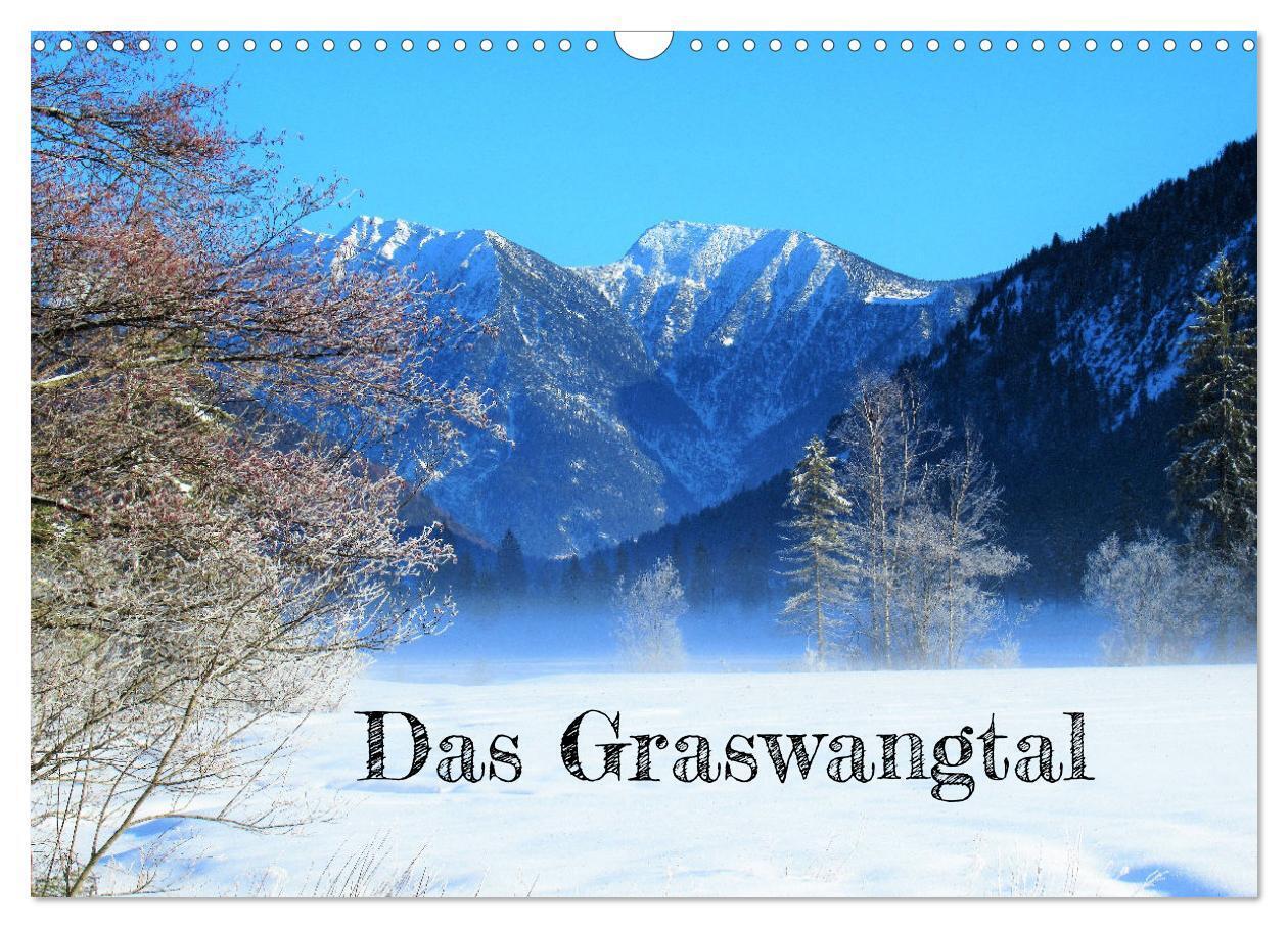 Das Graswangtal (Wandkalender 2024 DIN A3 quer), CALVENDO Monatskalender