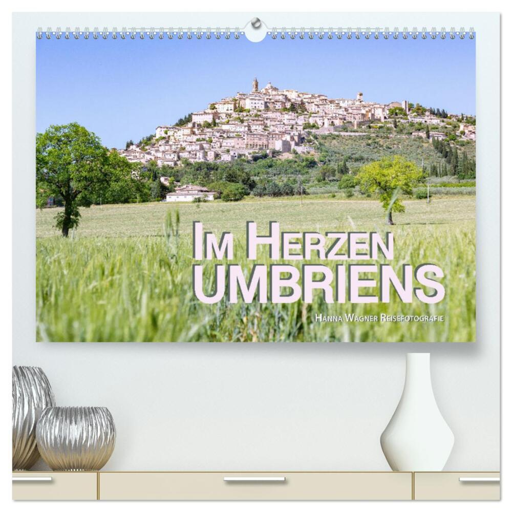 Im Herzen Umbriens (hochwertiger Premium Wandkalender 2024 DIN A2 quer), Kunstdruck in Hochglanz