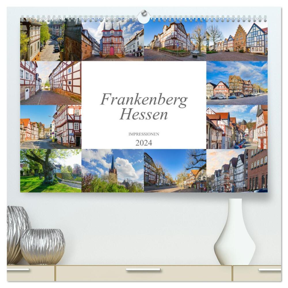 Frankenberg Hessen Impressionen (hochwertiger Premium Wandkalender 2024 DIN A2 quer), Kunstdruck in Hochglanz