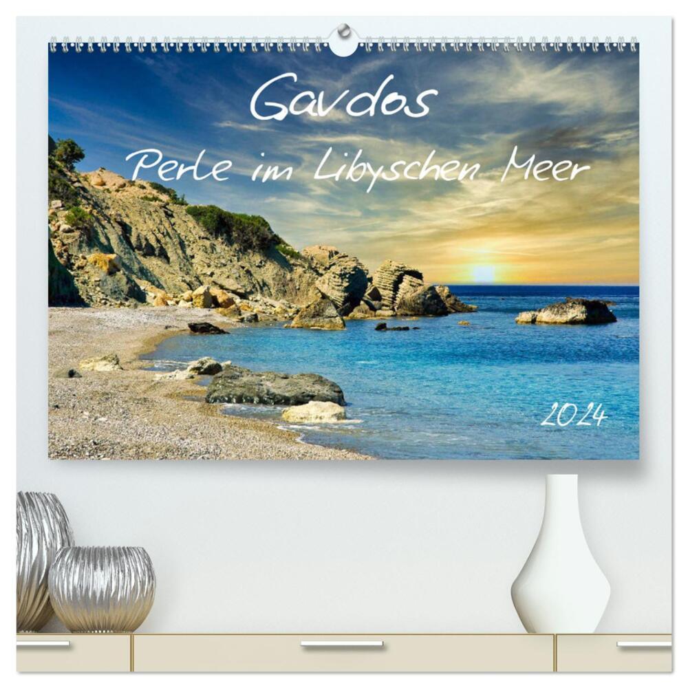 Gavdos - Perle im Libyschen Meer (hochwertiger Premium Wandkalender 2024 DIN A2 quer), Kunstdruck in Hochglanz