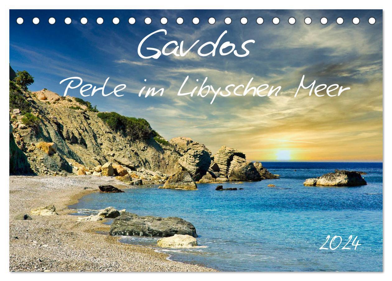 Gavdos - Perle im Libyschen Meer (Tischkalender 2024 DIN A5 quer), CALVENDO Monatskalender