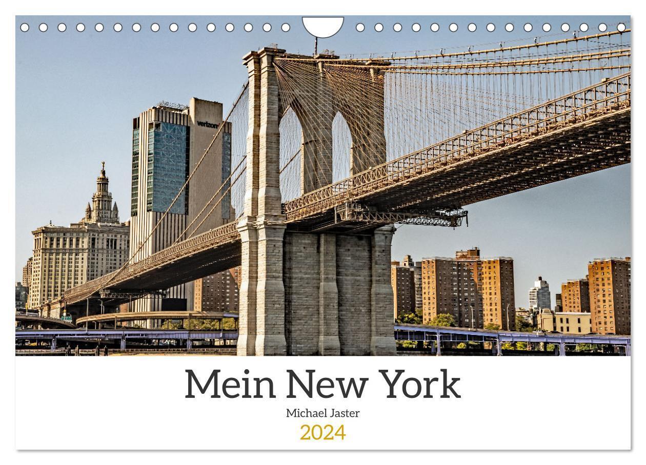 Mein New York Michael Jaster (Wandkalender 2024 DIN A4 quer), CALVENDO Monatskalender