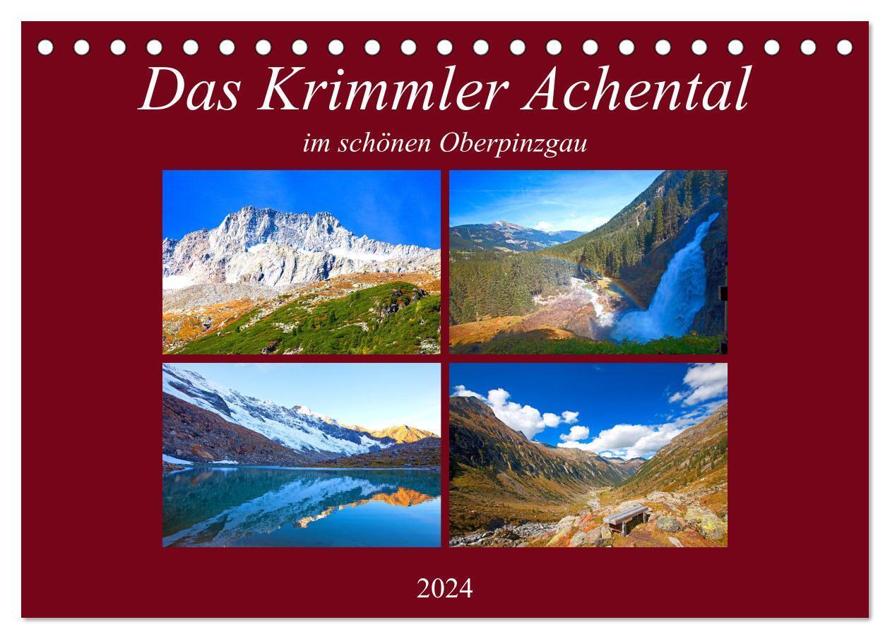 Das Krimmler Achental (Tischkalender 2024 DIN A5 quer), CALVENDO Monatskalender