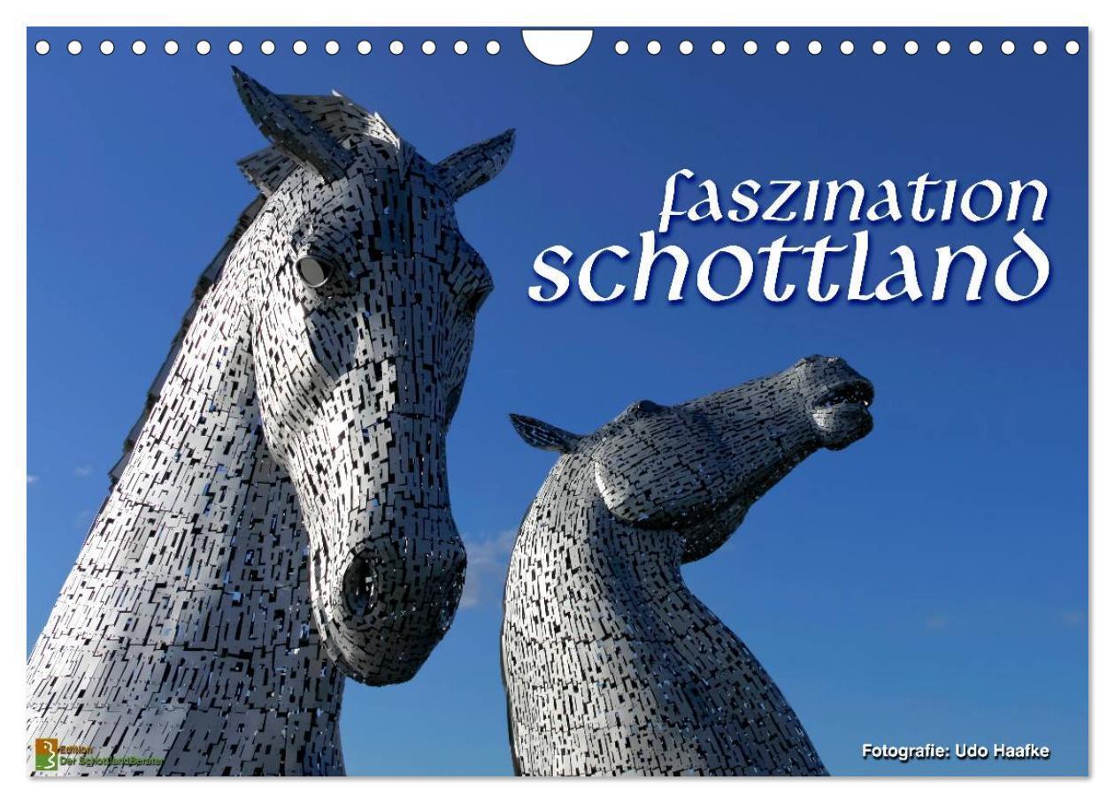Faszination Schottland 2024 (Wandkalender 2024 DIN A4 quer), CALVENDO Monatskalender