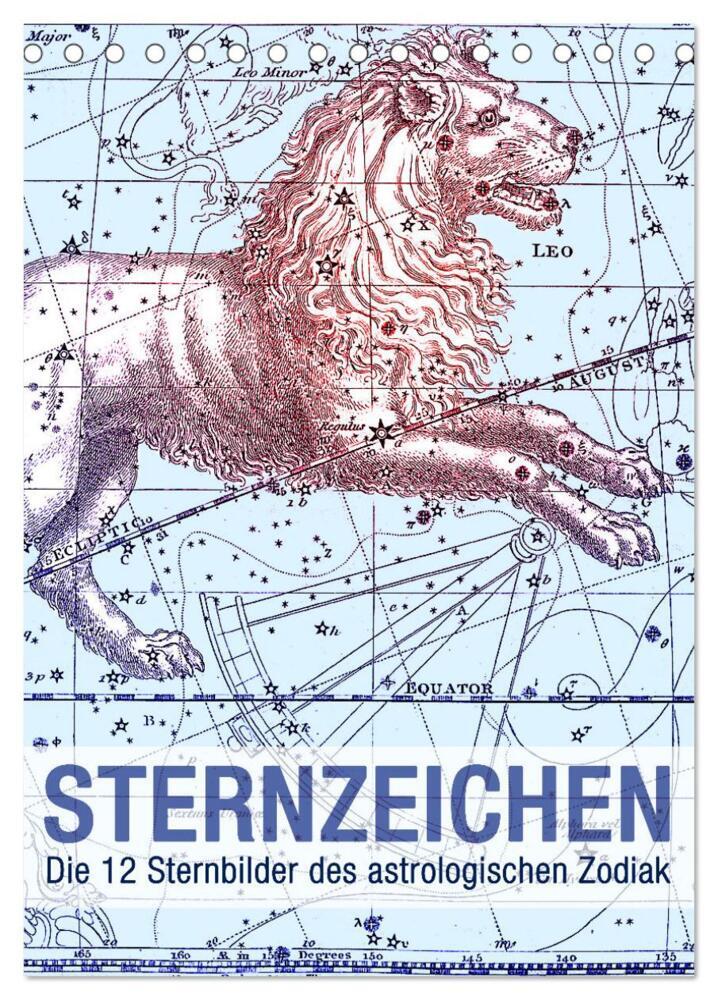 Sternzeichenkalender (Tischkalender 2024 DIN A5 hoch), CALVENDO Monatskalender