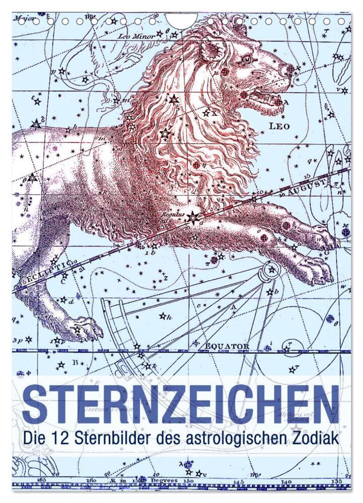 Sternzeichenkalender (Wandkalender 2024 DIN A4 hoch), CALVENDO Monatskalender