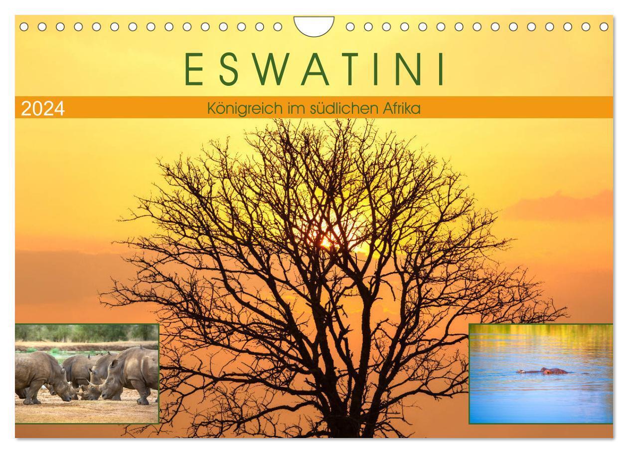 Eswatini - Königreich im südlichen Afrika (Wandkalender 2024 DIN A4 quer), CALVENDO Monatskalender