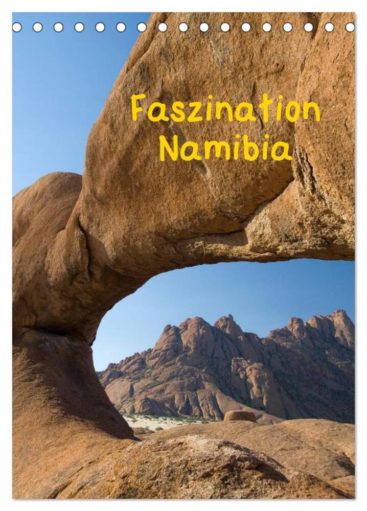 Faszination Namibia (Tischkalender 2024 DIN A5 hoch), CALVENDO Monatskalender