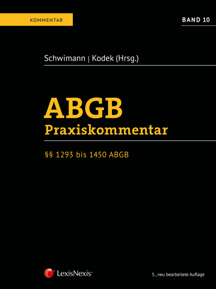 ABGB Praxiskommentar - Band 10, 5. Auflage