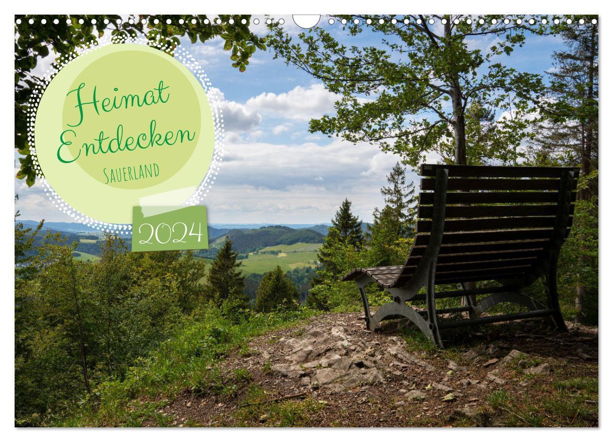 Heimat Entdecken: Sauerland (Wandkalender 2024 DIN A3 quer), CALVENDO Monatskalender