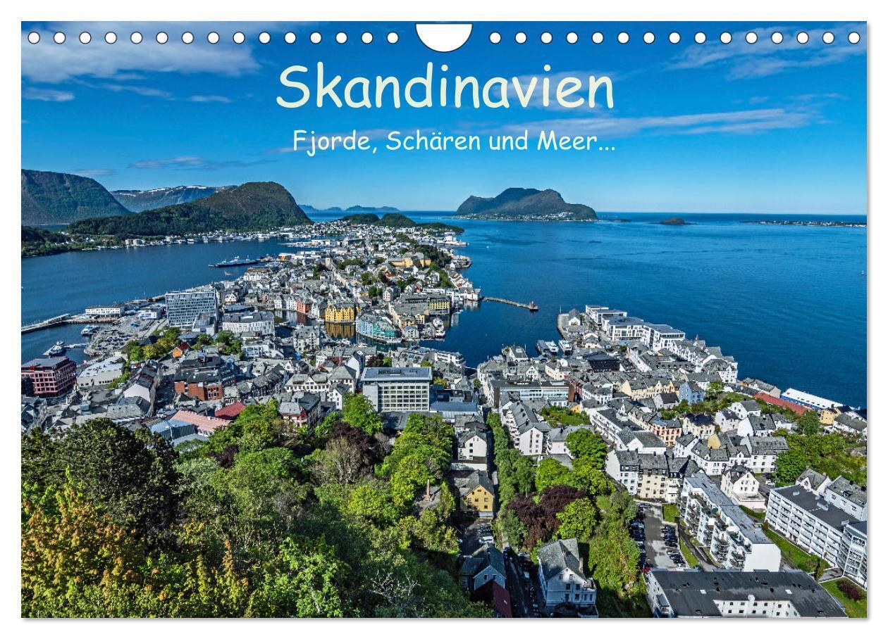 Skandinavien - Fjorde, Schären und Meer... (Wandkalender 2024 DIN A4 quer), CALVENDO Monatskalender