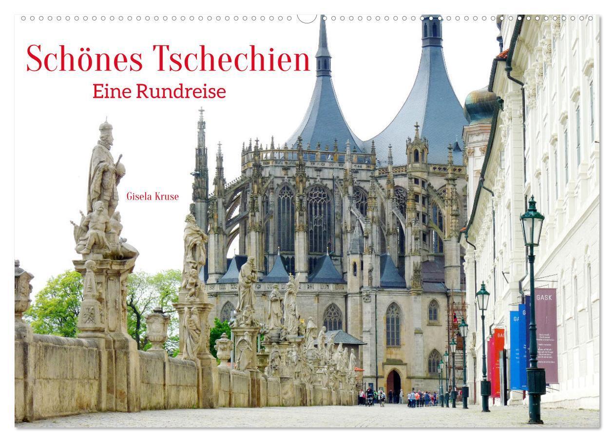 Schönes Tschechien - Eine Rundreise (Wandkalender 2024 DIN A2 quer), CALVENDO Monatskalender